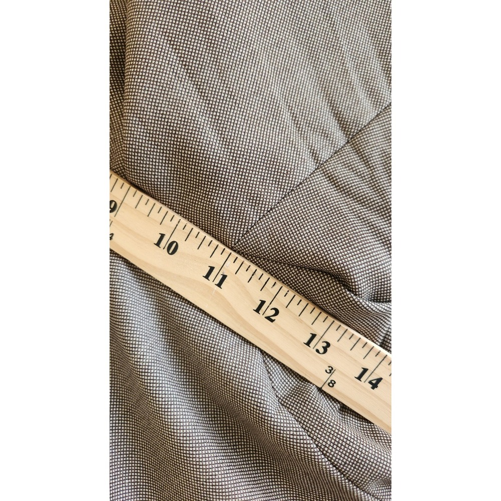 Baroni Super 150s Tan Brown Micro Pattern Suit 44S Jacket 40X26 Pants 100% Wool - Picture 16 of 16